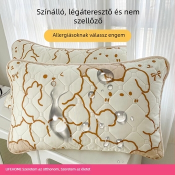 Pár párnahuzat, 100% poliészter, steppelt szövés, reaktív nyomtatás, 30 szálas szövet