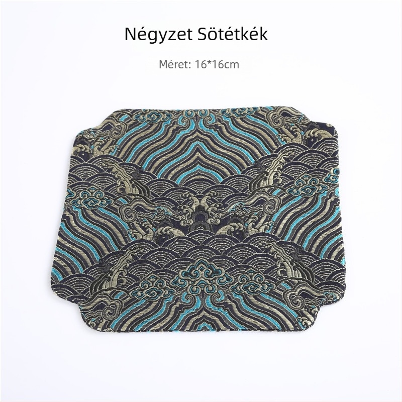 Teaceremónia kiegészítők - vászon anyag, nyomtatott logó; Goodnight márka; csomagolás OPP zacskóban; tömeg 9 g.