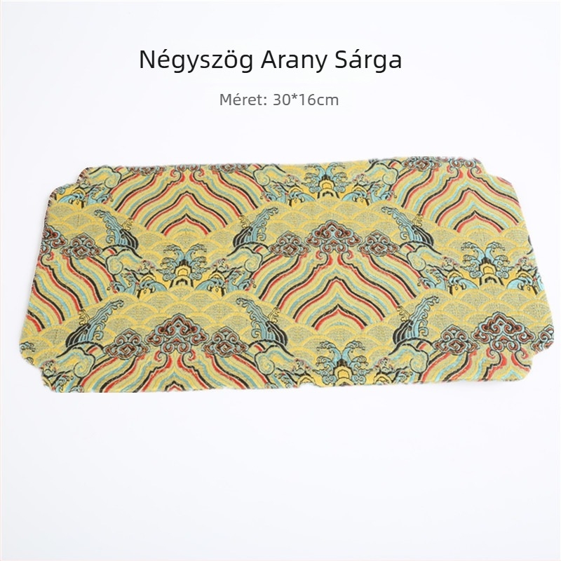Teaceremónia kiegészítők - vászon anyag, nyomtatott logó; Goodnight márka; csomagolás OPP zacskóban; tömeg 9 g.