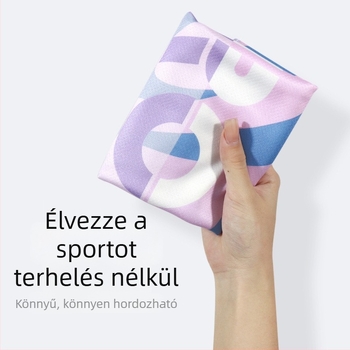Sporttörölköző hímzett mintával, poliÉSészter, 160 g, 5–10 s nedvességfelszívás, logó nyomtatása elérhető