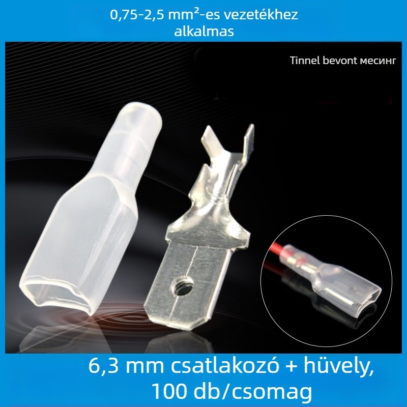 Slot Link LED dugaszoló/konnektor, modell 1, érintkezők ónzott rézből, szigetelő hüvely