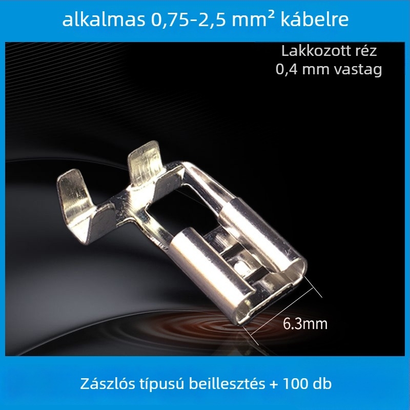 Slot Link LED dugaszoló/konnektor, modell 1, érintkezők ónzott rézből, szigetelő hüvely