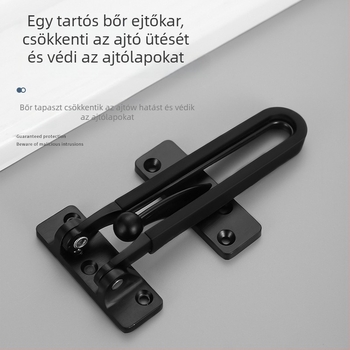 Anti-theft ajtózár, Type A zár, rozsdamentes acél, polírozott/platinált felület, testreszabható