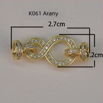 DIY ékszerzár – Gyöngy- és dinnye mag zár, réz, elektroplatálás, karkötőhöz és nyaklánchoz