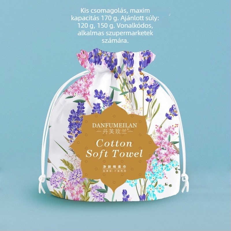 Nagy tekercs arc törölköző, vastagított, egyszer használatos – Haojia tiszta pamut; Anyag: tiszta pamut; Fő összetevők: növényi rostok pamut; Tartalom: 100