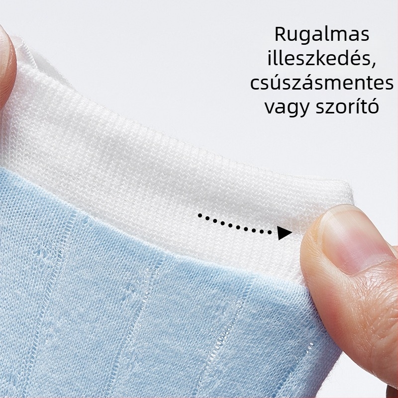 Baba kesztyűk, pamutból kötött, uniszex, arcát védő karcolások ellen, 0–3 hónapos korosztály, monokróm