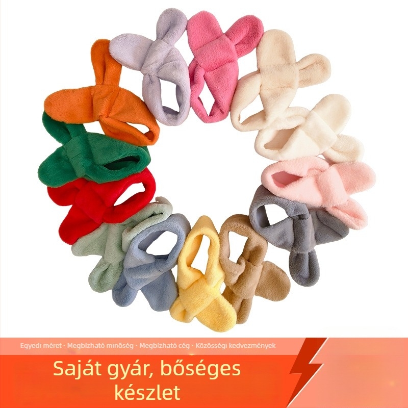 Gyerek plüss sál télre – vastag, meleg, uniszex