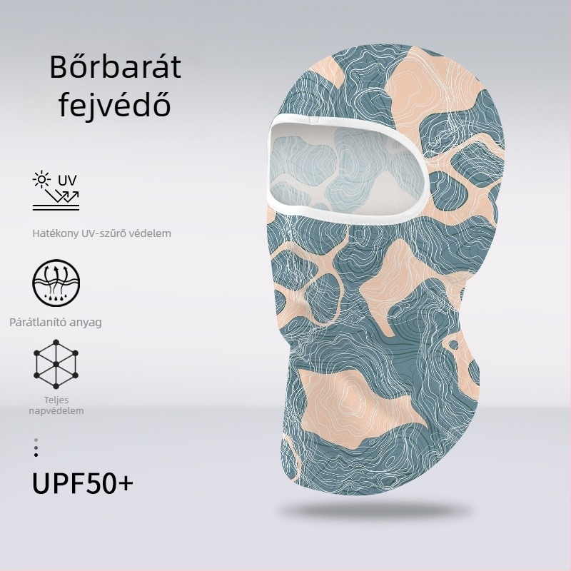 Sportos sapka és fejkendő – Csíkos, Spandex/Lycra, nyomtatott logó, uniszex, kültéri használat