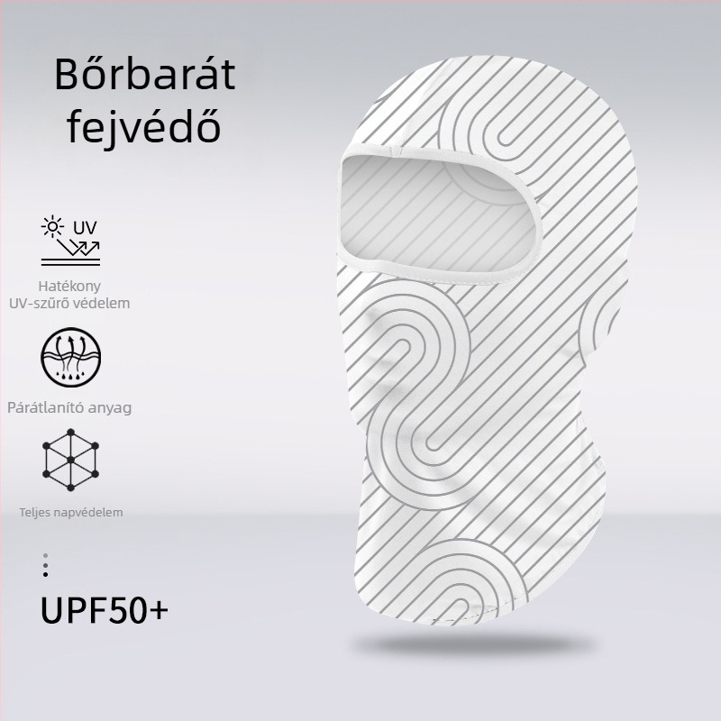 Sportos sapka és fejkendő – Csíkos, Spandex/Lycra, nyomtatott logó, uniszex, kültéri használat