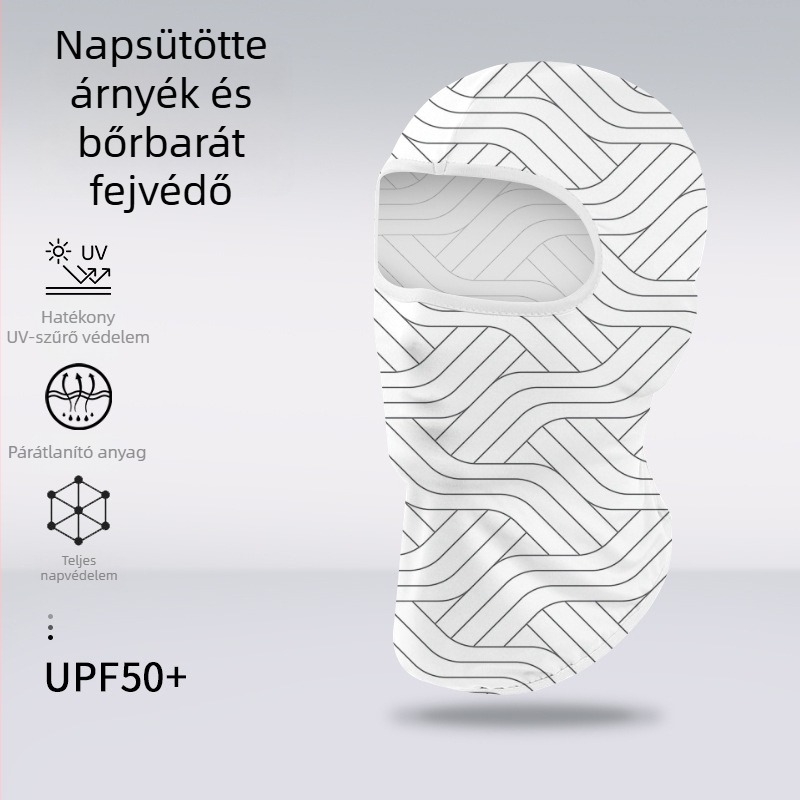 Sportos sapka és fejkendő – Csíkos, Spandex/Lycra, nyomtatott logó, uniszex, kültéri használat