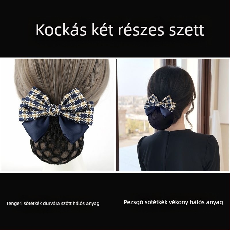 Réz/bronz hajtű hálós dizájnnal, csavaró csattal, wolfrám ötvözet betéttel, pásztor stílus, friss és édes, 2025 tavasza