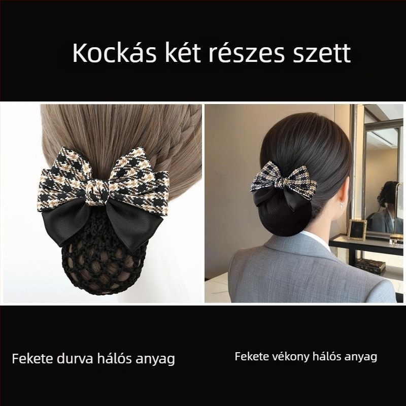 Réz/bronz hajtű hálós dizájnnal, csavaró csattal, wolfrám ötvözet betéttel, pásztor stílus, friss és édes, 2025 tavasza