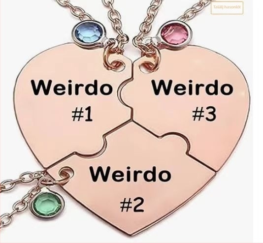 Szív alakú nyaklánc rozsdamentes acélból; medál anyaga: titánacél; lánc típusa: O-gyűrűs lánc; márka Qingqian