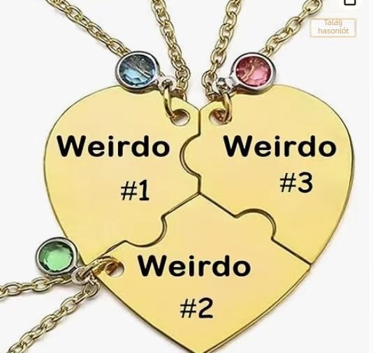 Szív alakú nyaklánc rozsdamentes acélból; medál anyaga: titánacél; lánc típusa: O-gyűrűs lánc; márka Qingqian