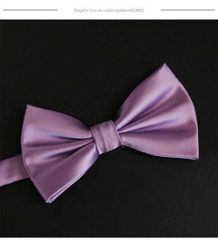 Csokornyakendő és rever virág • poliészter szál, Jacquard szövés, egyszínű, uniszex, síkfejű stílus