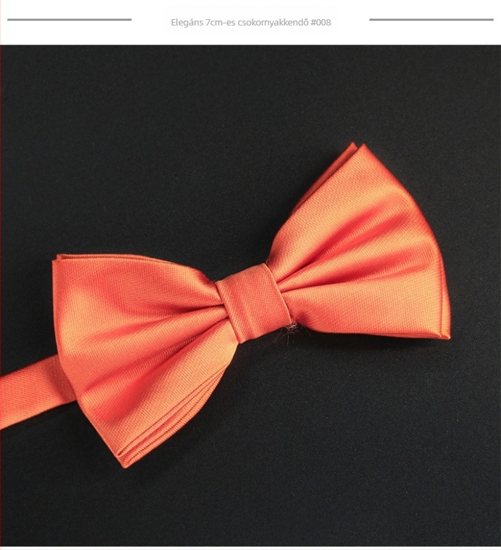 Csokornyakendő és rever virág • poliészter szál, Jacquard szövés, egyszínű, uniszex, síkfejű stílus