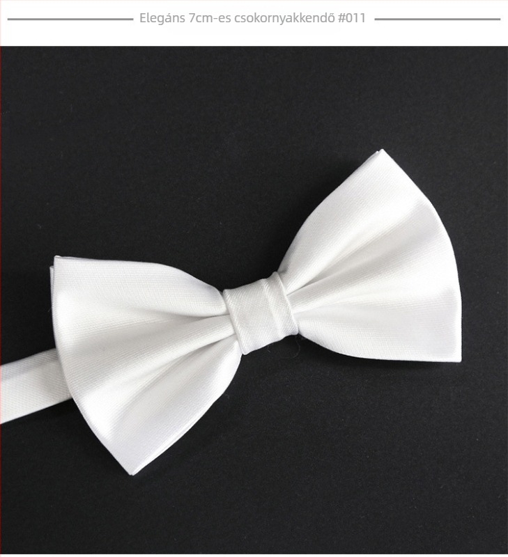 Csokornyakendő és rever virág • poliészter szál, Jacquard szövés, egyszínű, uniszex, síkfejű stílus