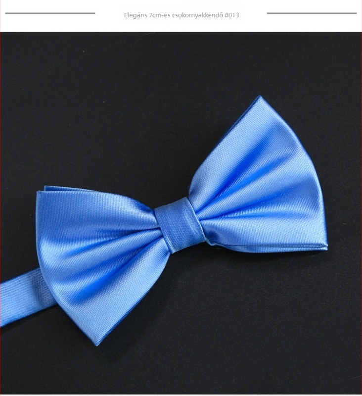 Csokornyakendő és rever virág • poliészter szál, Jacquard szövés, egyszínű, uniszex, síkfejű stílus