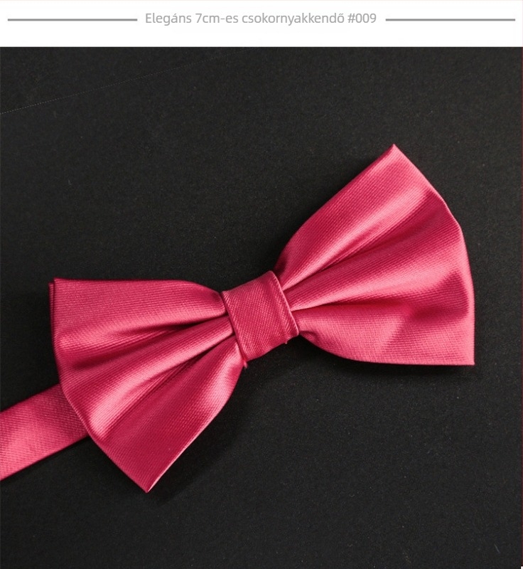 Csokornyakendő és rever virág • poliészter szál, Jacquard szövés, egyszínű, uniszex, síkfejű stílus