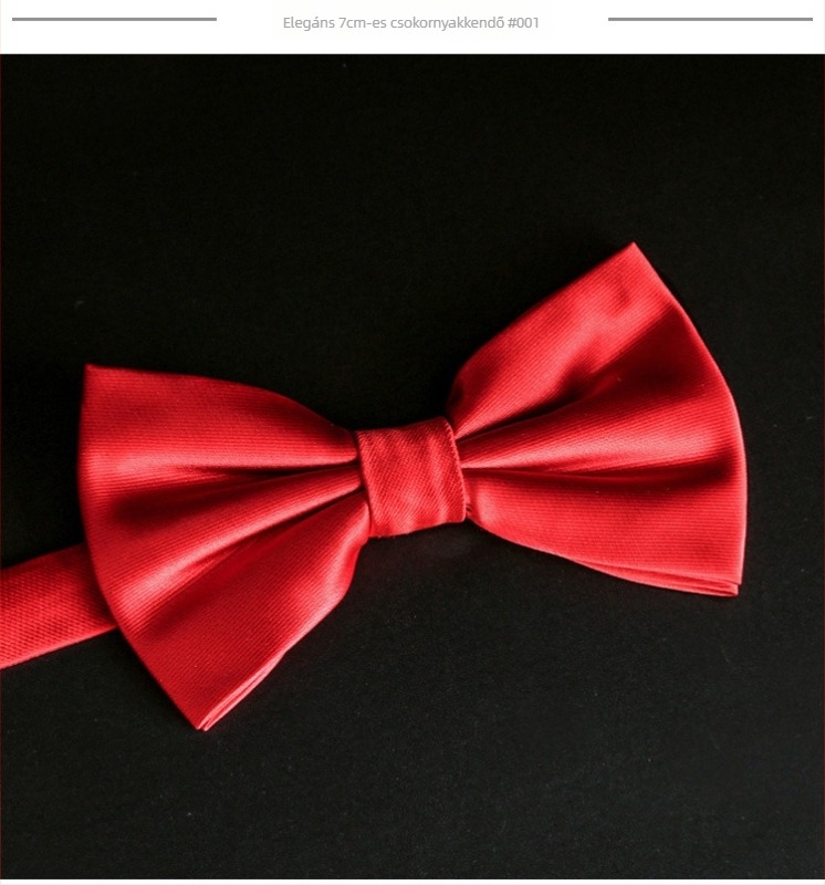 Csokornyakendő és rever virág • poliészter szál, Jacquard szövés, egyszínű, uniszex, síkfejű stílus