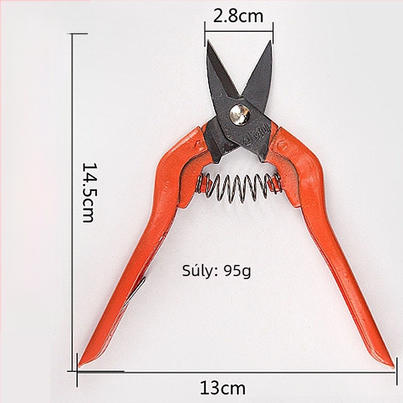 Mini fém kézi szerszámfogó elektroplating bevonattal, diagonális vágóél és tűs csúcs, lyukasztási lehetőség