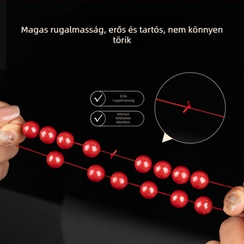 Aifsa karkötő-elasztikus zsinór — sík selyem zsinór DIY anyag, kopásálló, testreszabható (2025)