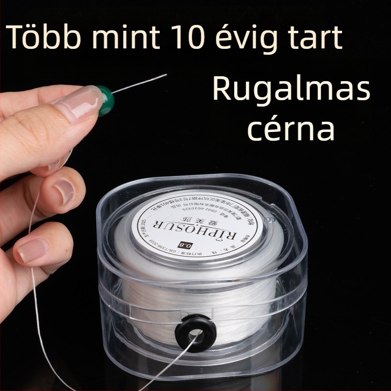 Aifsa karkötő-elasztikus zsinór — sík selyem zsinór DIY anyag, kopásálló, testreszabható (2025)