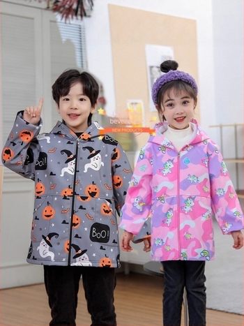 Gyerekeknek szóló vízálló festősmellény fleece-béléssel, poliészter anyagból, uniszex, szakadásálló