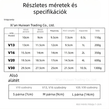 Gyantából készült virágtartó — lélegző, korrózióálló és erős; asztali vagy padlóra helyezhető; nordic minimalista stílus