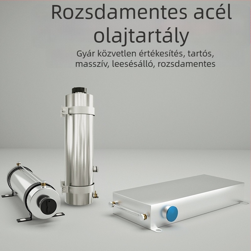 Teherautó dízelfűtéses üzemanyag-tartály rozsdamentes acélból, parkolófűtővel, külső megnagyobbított olajtartály