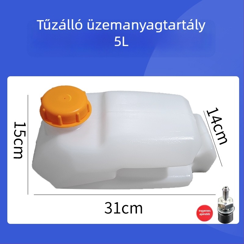 Teherautó dízelfűtéses üzemanyag-tartály rozsdamentes acélból, parkolófűtővel, külső megnagyobbított olajtartály