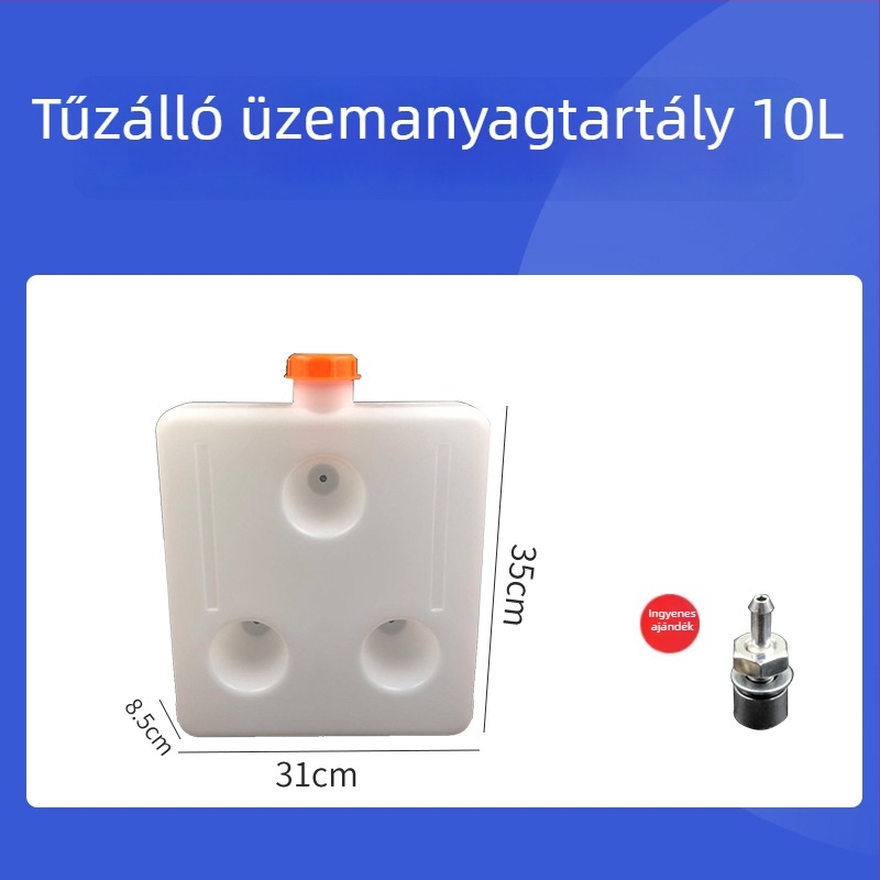 Teherautó dízelfűtéses üzemanyag-tartály rozsdamentes acélból, parkolófűtővel, külső megnagyobbított olajtartály