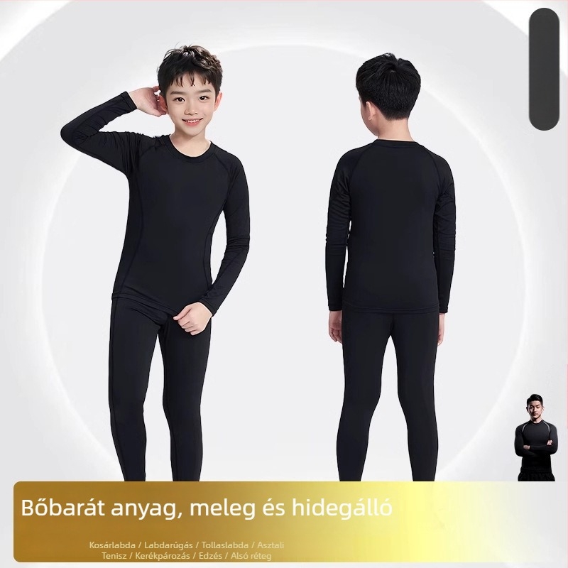 Gyerekeknek szóló hosszú ujjú multisport edzőruha, gyorsan száradó, uniszex, minden évszakra, Kuaiyu, poliészter-acetát keverék, bőrbarát bélés