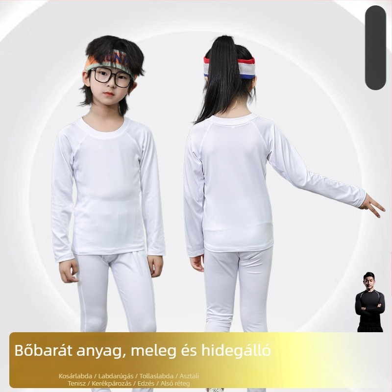 Gyerekeknek szóló hosszú ujjú multisport edzőruha, gyorsan száradó, uniszex, minden évszakra, Kuaiyu, poliészter-acetát keverék, bőrbarát bélés