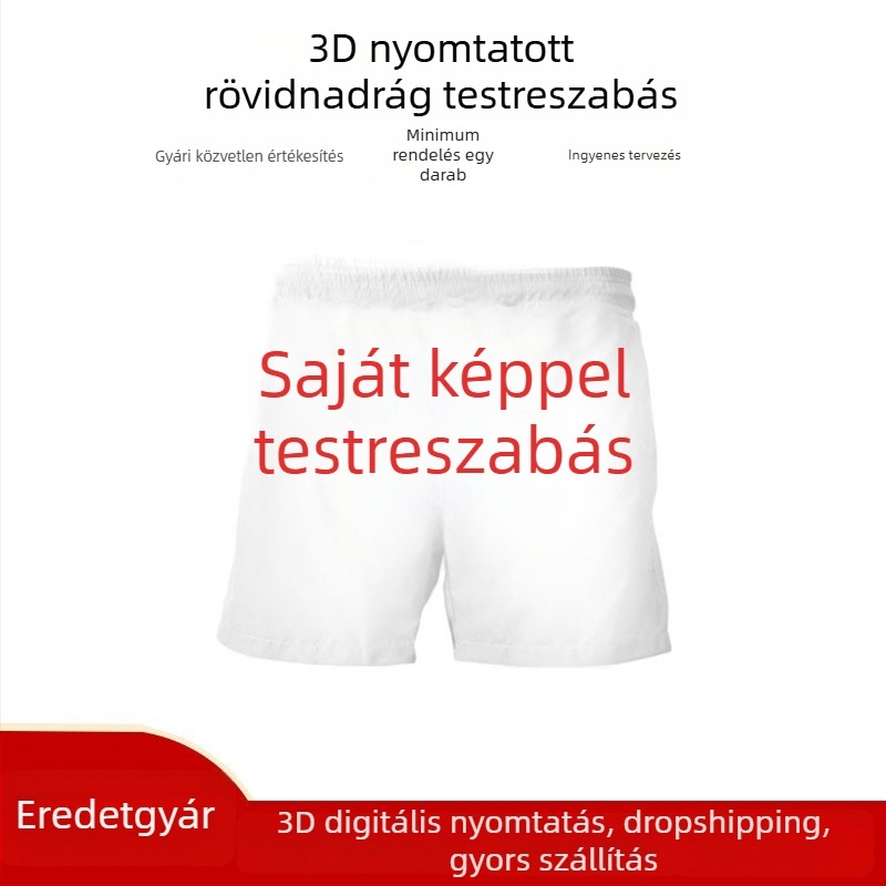 Kosárlabda rövidnadrág, sportos, gyorsan száradó, lélegző, mintás, egyenes szabás (80% poliészter; mikroelasztikus)