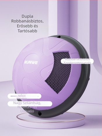 Longway Wave Speed Ball - felfújható PVC fitnesz labda otthoni használatra, Pilates és egyensúlyi edzés, 5 kg