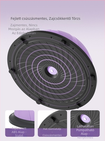 Longway Wave Speed Ball - felfújható PVC fitnesz labda otthoni használatra, Pilates és egyensúlyi edzés, 5 kg