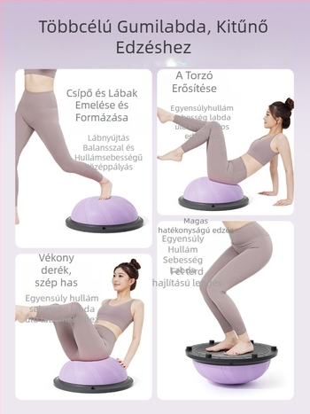 Longway Wave Speed Ball - felfújható PVC fitnesz labda otthoni használatra, Pilates és egyensúlyi edzés, 5 kg