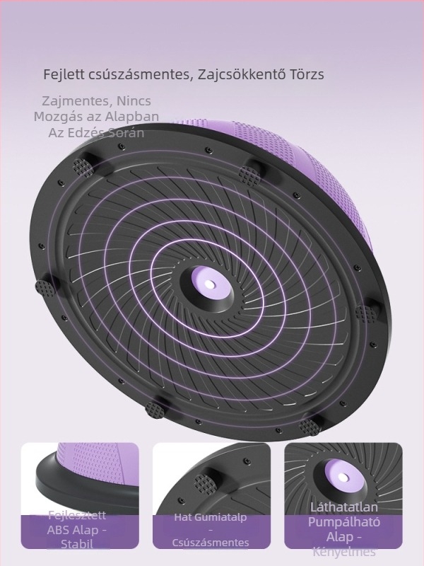 Longway Wave Speed Ball - felfújható PVC fitnesz labda otthoni használatra, Pilates és egyensúlyi edzés, 5 kg