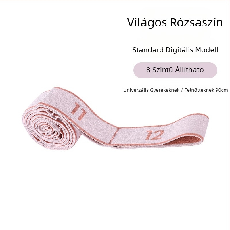 Lancini Jógás elasztikus szalag – Poliészter-pamut, Pilates edzésekhez, szegmentált ellenállás