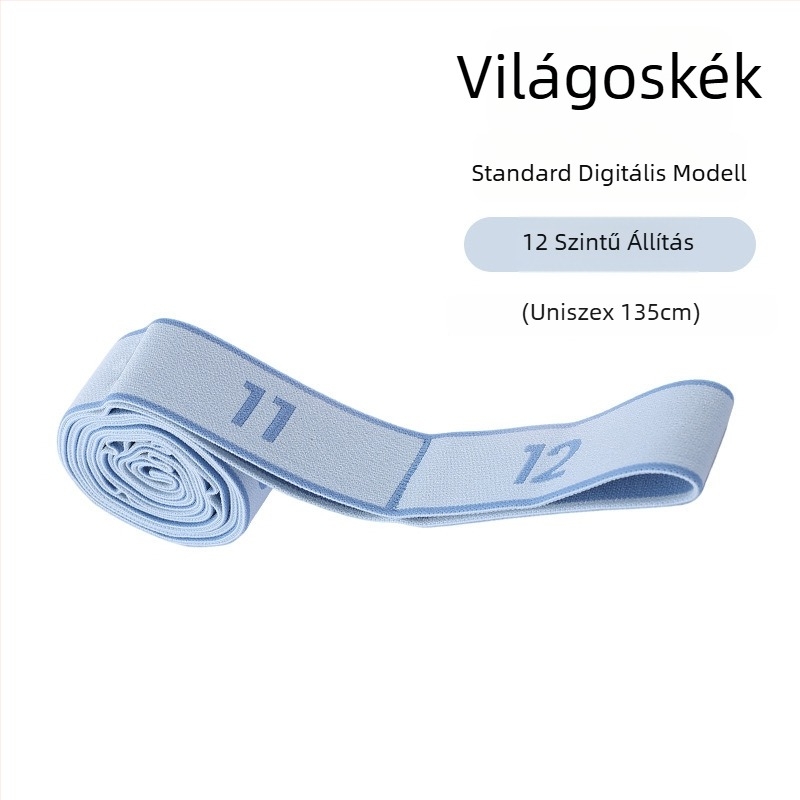Lancini Jógás elasztikus szalag – Poliészter-pamut, Pilates edzésekhez, szegmentált ellenállás