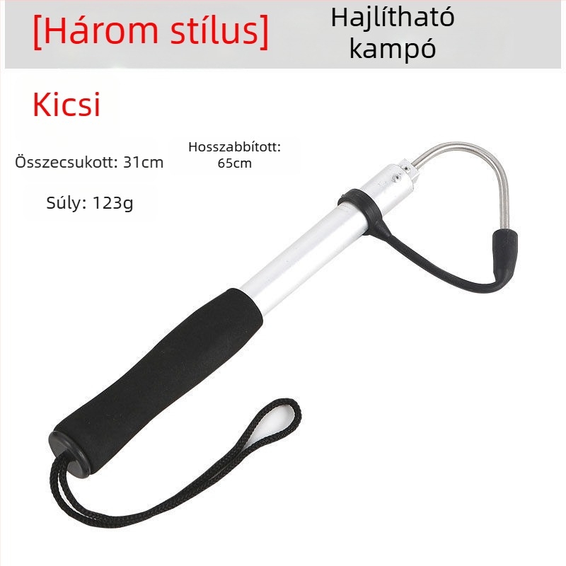 Behajtható horgászhorog – Fish full Pond – rozsdamentes acél