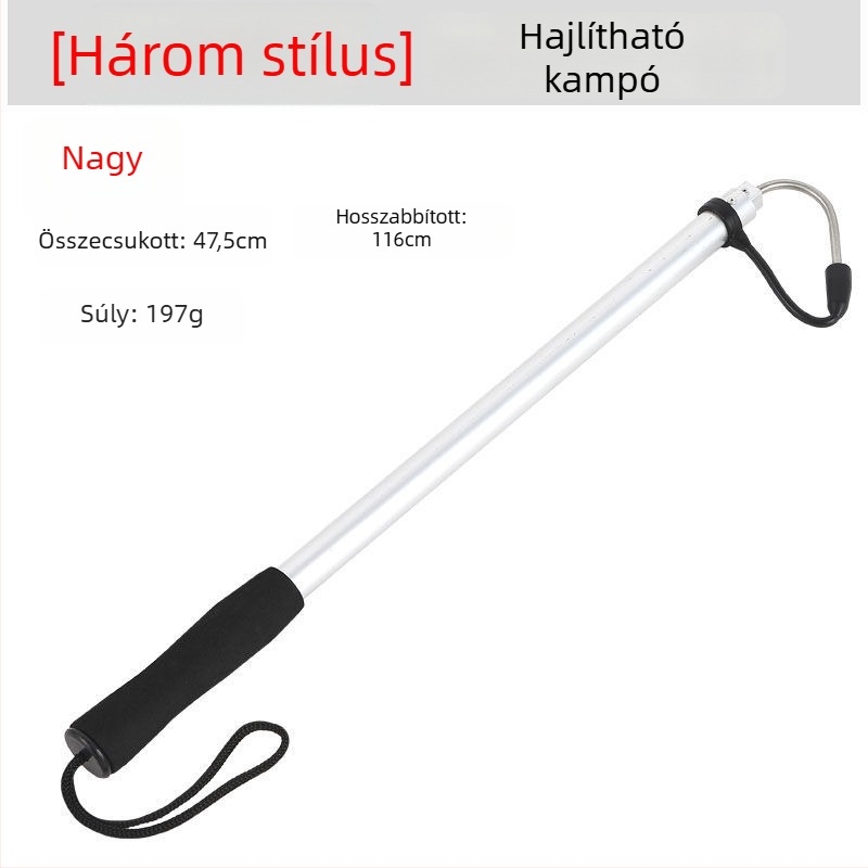 Behajtható horgászhorog – Fish full Pond – rozsdamentes acél