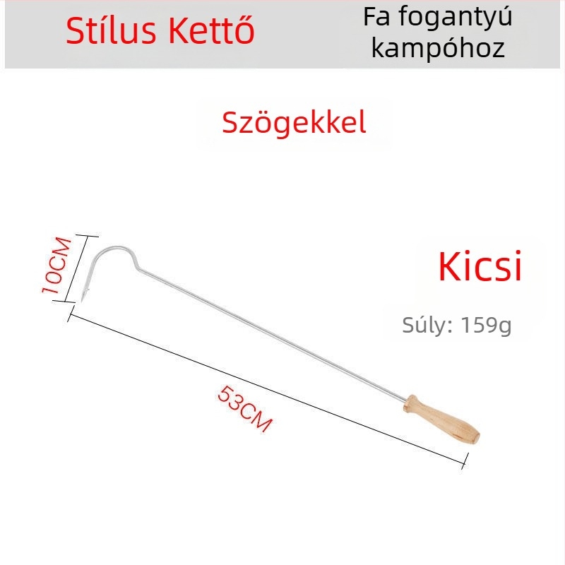 Behajtható horgászhorog – Fish full Pond – rozsdamentes acél