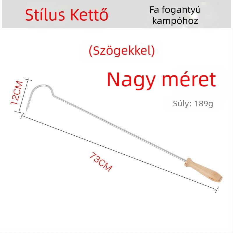 Behajtható horgászhorog – Fish full Pond – rozsdamentes acél