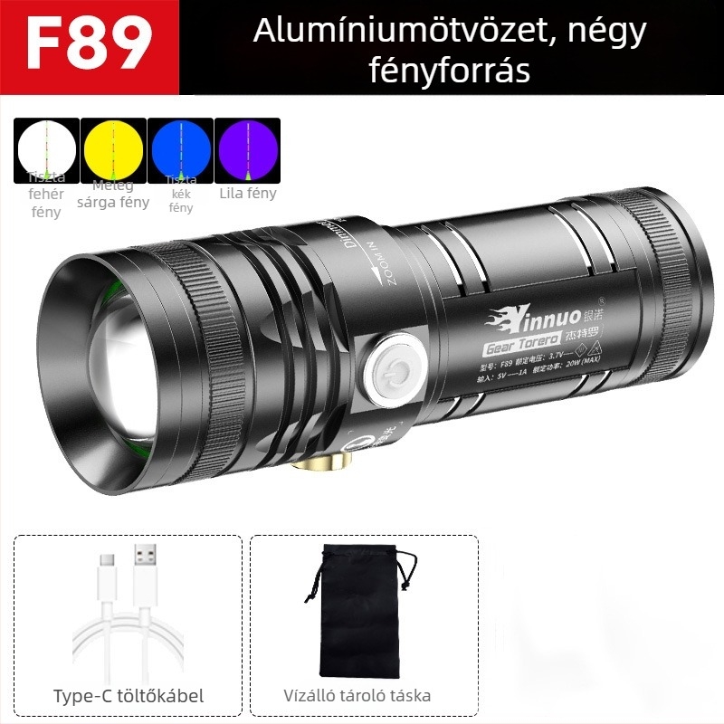 Yinnuo újratölthető LED éjszakai horgászlámpa