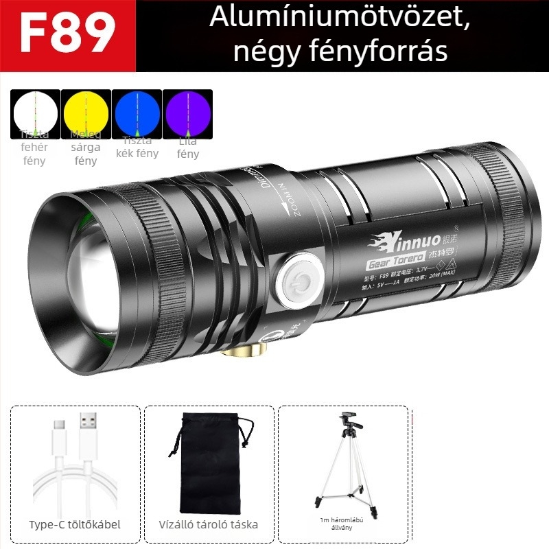 Yinnuo újratölthető LED éjszakai horgászlámpa