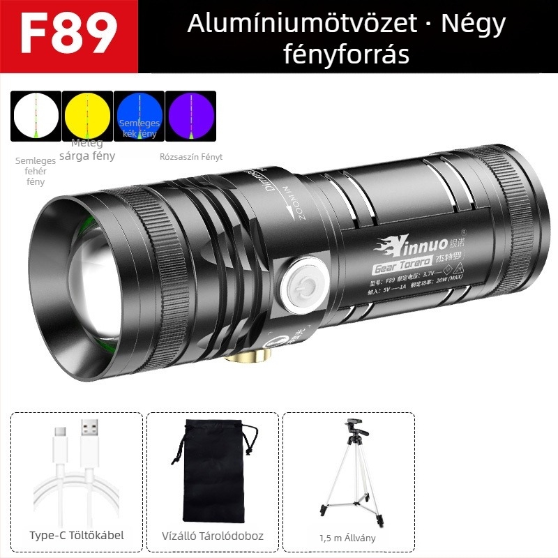 Yinnuo újratölthető LED éjszakai horgászlámpa