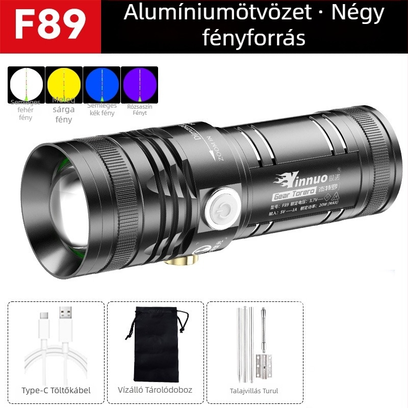 Yinnuo újratölthető LED éjszakai horgászlámpa