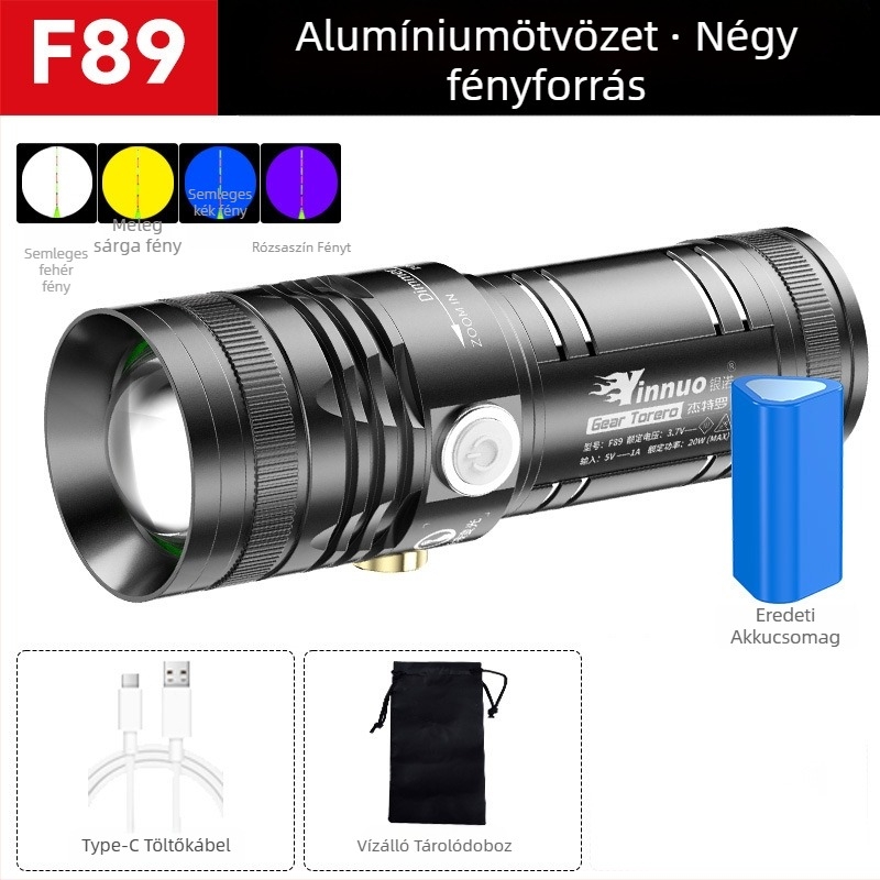 Yinnuo újratölthető LED éjszakai horgászlámpa